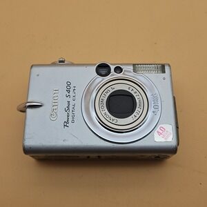 Canon PowerShot Digital ELPH S400 4.0MP Digital Camera UNTESTED AS IS No Battery